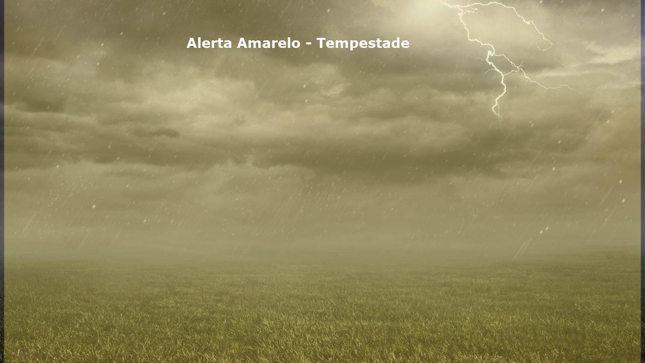 Alerta amarelo prevê tempestades em estados do Sul nesta quarta-feira